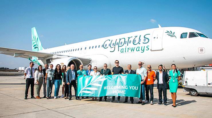 Cyprus Airways unveiled an updated livery for its two new Airbus A320 aircraft