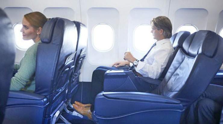 Business Class seats include a 40” pitch, 10” more than Economy Class