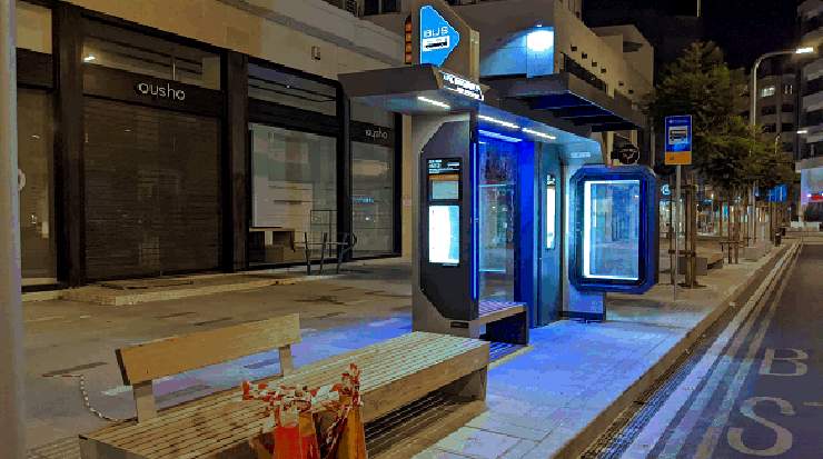 Bus-stop shelter pilot project