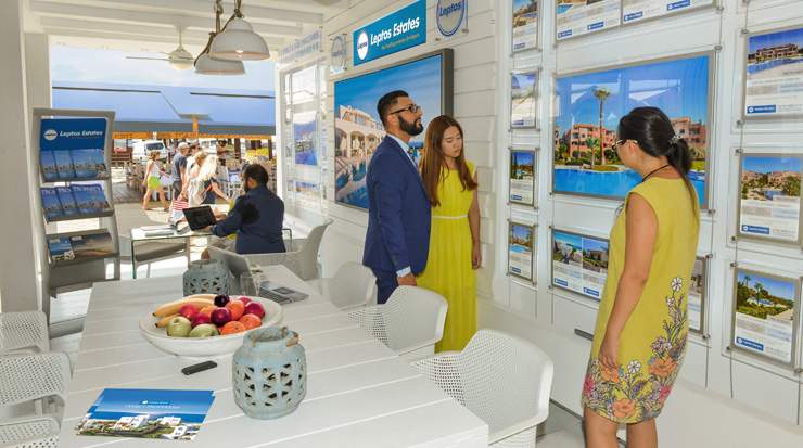 Leptos Estates new sales and information office