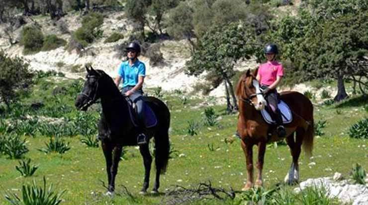 Horse riding at Aphrodite Hills Resort, Cyprus