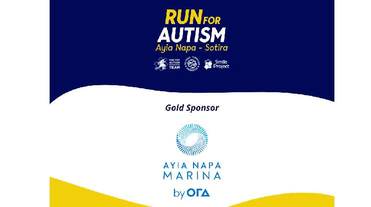 Ayia Napa Marina Gold Sponsor of the First ‘Run for Autism’ Marathon