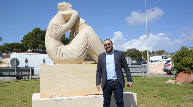 Yiannis Karousos, mayor, Ayia Napa by Kopach’s Mother and Child