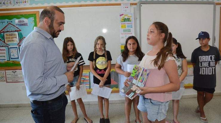 Karousos also urged the children to continue expressing their ideas