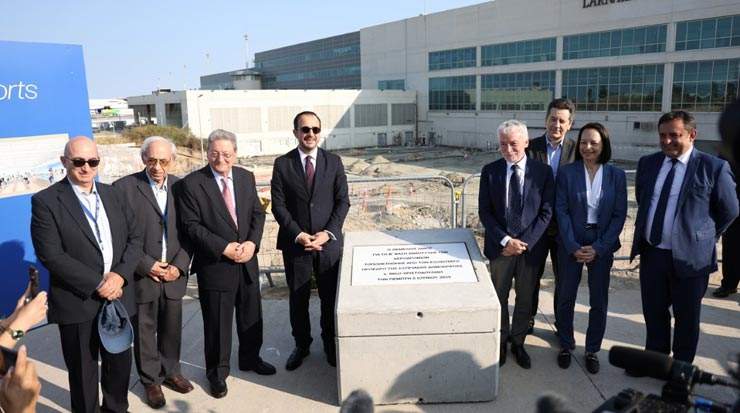 Foundation Stone for Phase II Development Works of Larnaca and Paphos Airports has been Laid