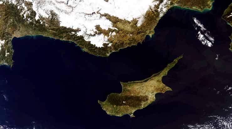Cyprus from the space