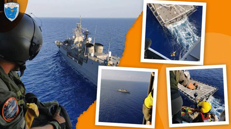 Search and rescue exercise between Cyprus and Greece