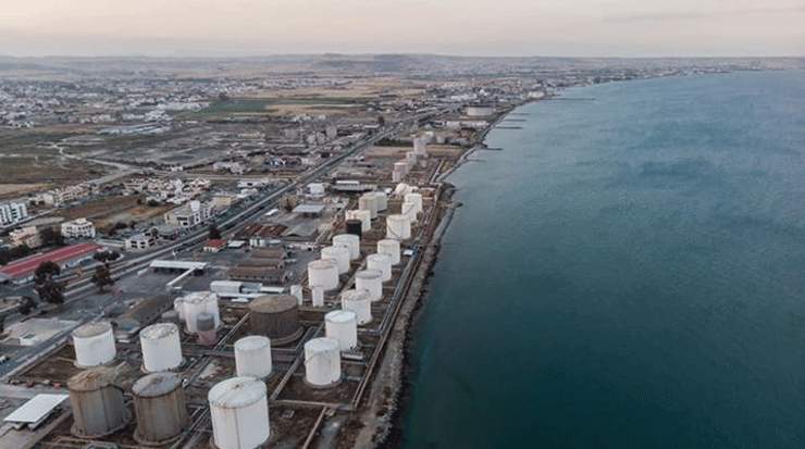 Movement of oil and LPG facilities from Larnaca to Vasilikos