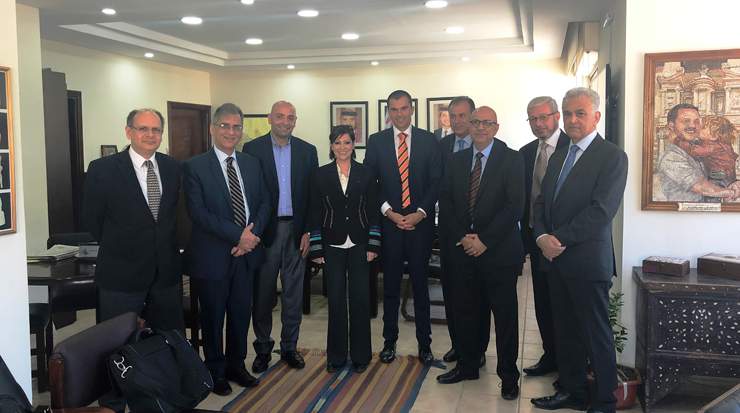 Perdios held meetings in Lebanon and Jordan