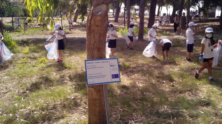 The campaign was supported by Green Dot Cyprus, Lanitis, Coca-Cola, Limassol Marina among others