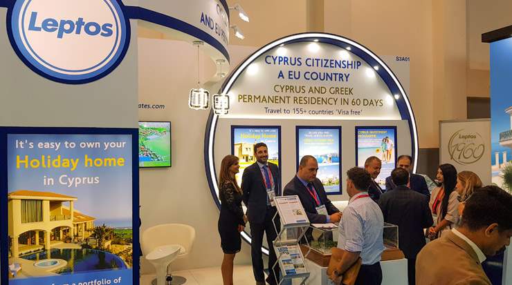  Leptos Estates in the Cityscape Global 2018 Exhibition in Dubai
