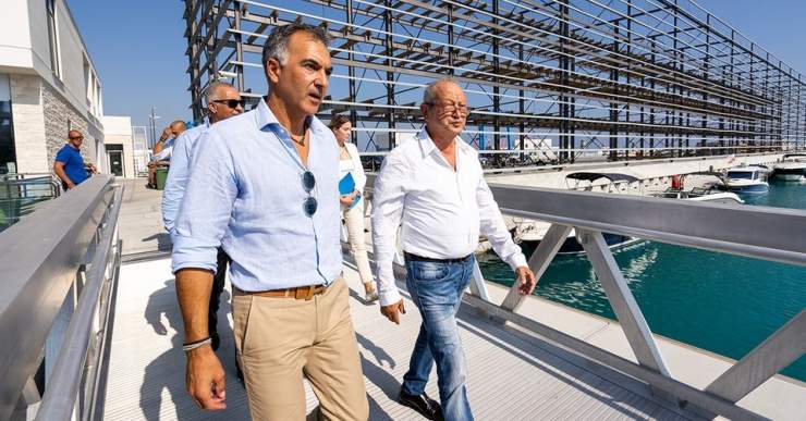 Ayia Napa Marina’s visit by Naguib Sawiris