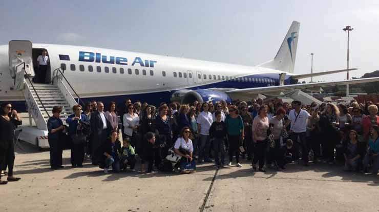 Blue Air and Orthodoxou Aviation organised a charity flight to Rhodes