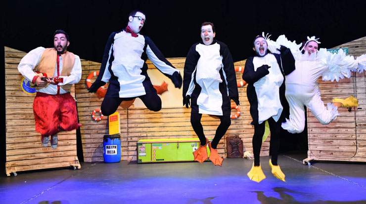 Maskarini Theatre’s Meet at the Ark at Eight is one of the day’s three shows 