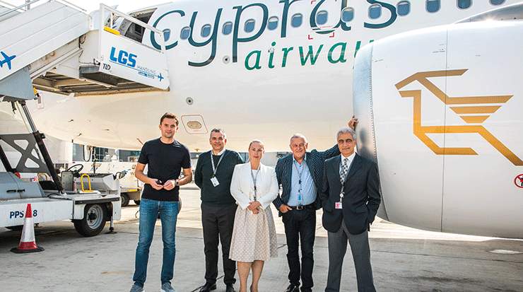 Cyprus Airways team 