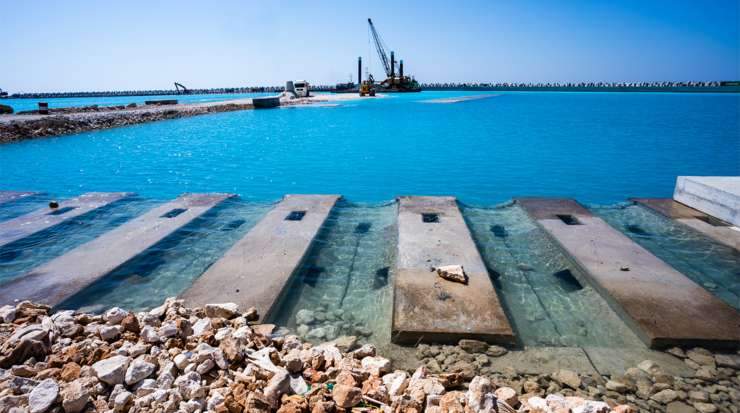 Fabrication of the precast concrete elements is expected to be completed soon 