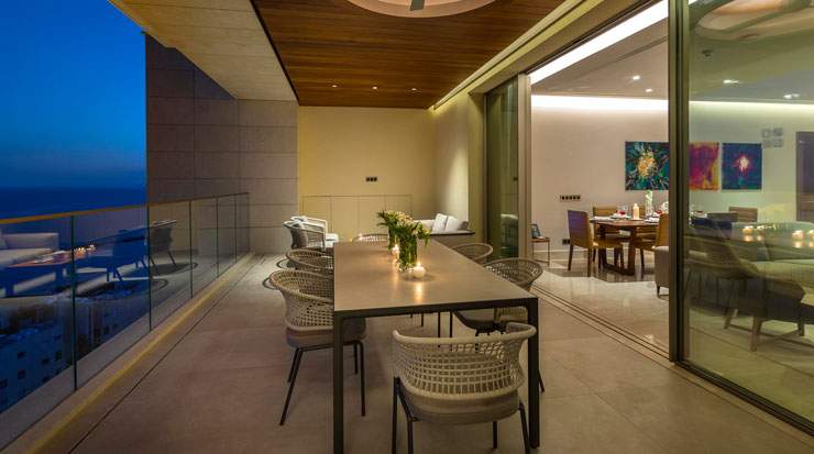 The residences are designed for couples, families or solo travellers