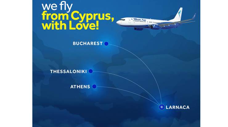 Blue Air Announced the Reopening of Scheduled Flights from Cyprus
