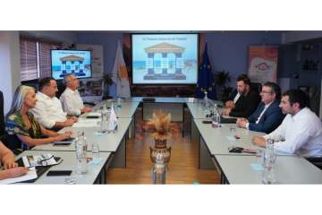 Meeting between Cyprus’ Deputy Minister of Tourism with chief scientist to discussing AI