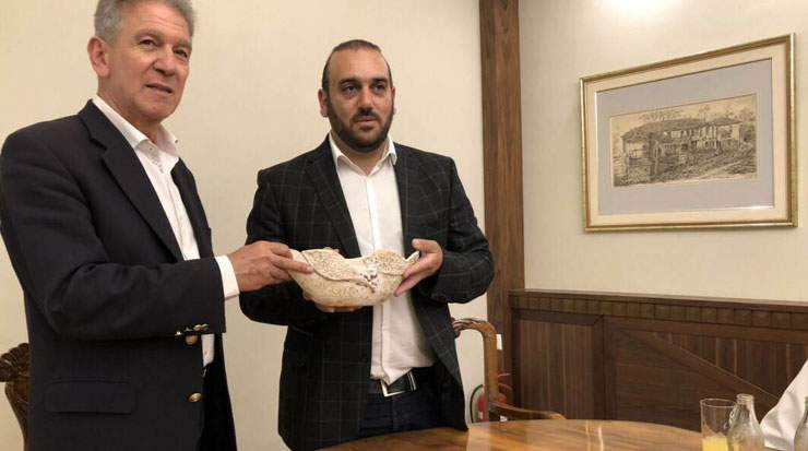 From Left: Aggelides and Karousos