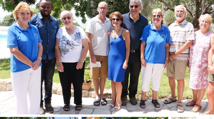 From the donation event at Leptos Kamares Club