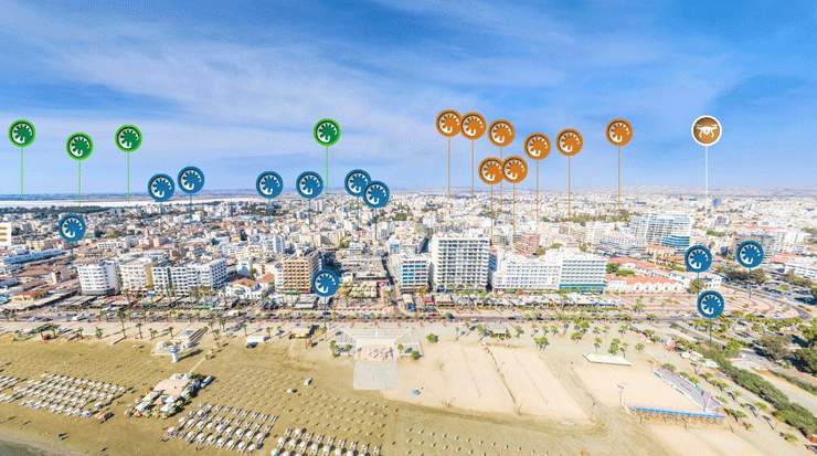 Larnaca cultural walk virtual tour