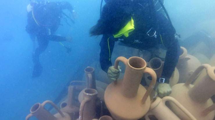 An artificial reef is a man-made underwater structure to promote the area’s marine life 