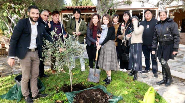 Journalists from China and Hong Kong 