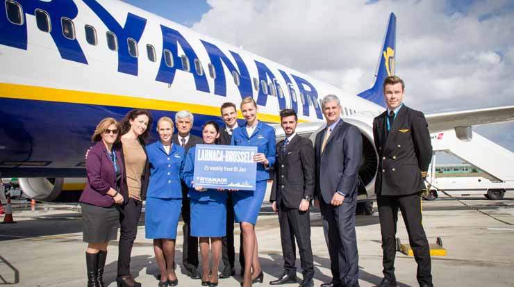 Ryanair and Hermes Airports celebrated the new service