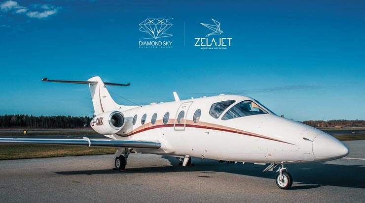 Zela Jet and Diamond Sky strategic agreement 