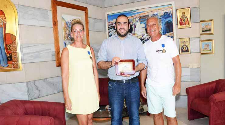 From left: Tracy Morris, Yiannis Karoussos and Laurence Morris