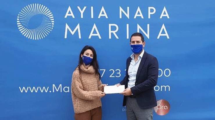 Donation by Ayia Napa Marina for ‘One Dream One Wish’