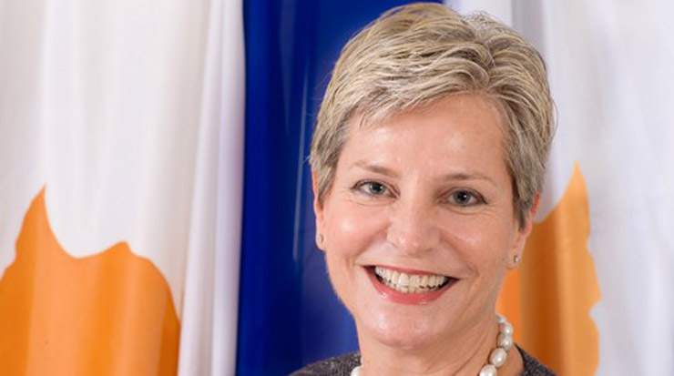 Vassiliki Anastassiadou, minster, Transport Communications and Works, Cyprus