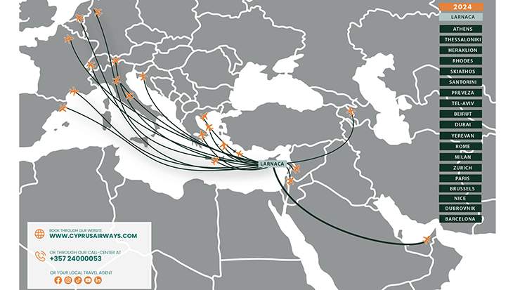 Cyprus Airways Flight Schedule 