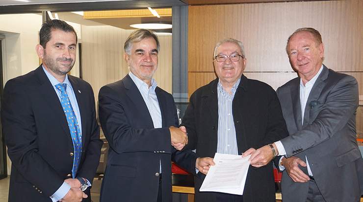 CYSEA signed with the two Cyprus seafarers trade unions, SEK and PEO