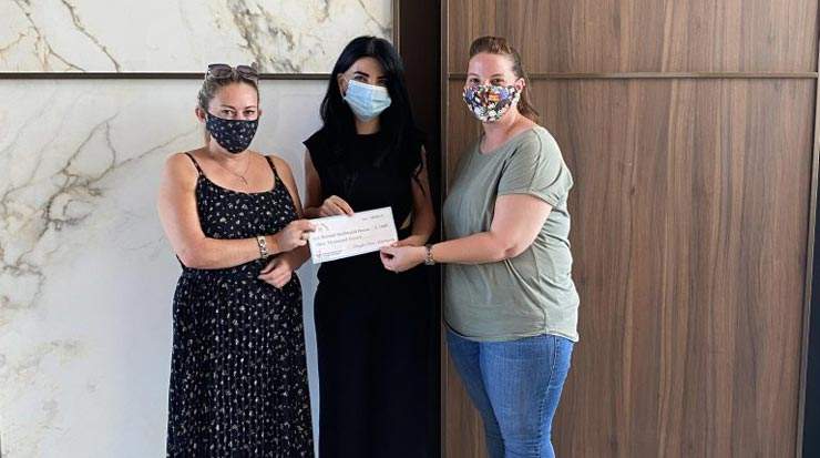 RMHC Cyprus receiving donation from Bright Stars Nursery