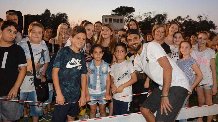 Young visitors were able to engage in a range of exciting activities with Priamos